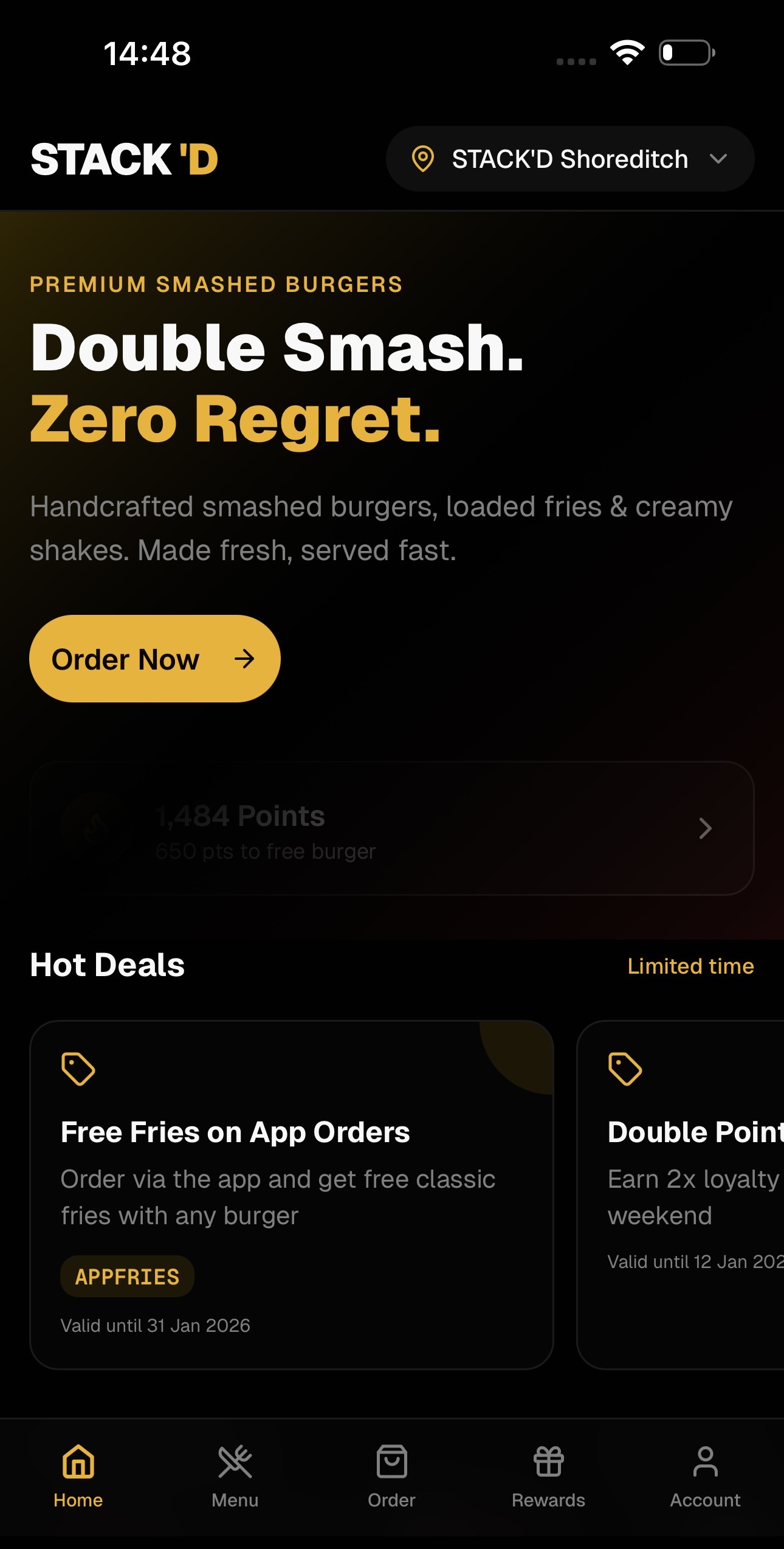 Restaurant Ordering App